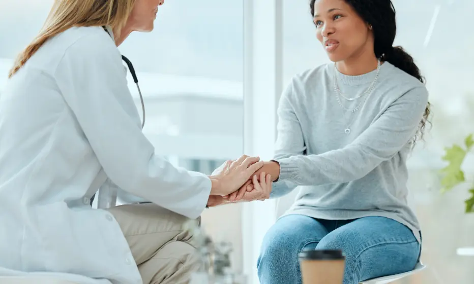 hey-itll-be-okay-shot-mature-doctor-her-patient-discussing-her-latest-results-waiting-room